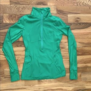 Lululemon Kelly Green Half Zip Jacket